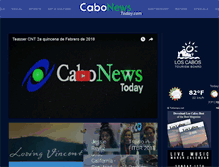 Tablet Screenshot of cabonewstoday.com